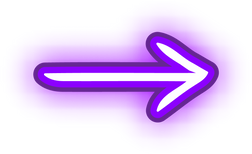 Neon Arrow Icon